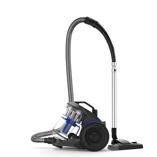 Image of Vax Air Stretch Pet Cylinder Vacuum Cleaner | Ideal for homes with pets | Powerful, Lightweight - CCQSASV1P1, Blue, 5.5