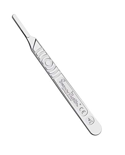 Image of Swann Morton Standard Scalpel Handles, No.3 No.3L, No.4, No.4L, No.5B, No.7, No.9, No.B3, No.B3L, Made in UK (No.4)