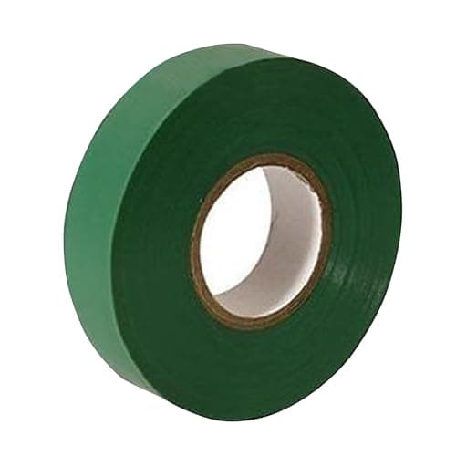 Image of Dapetz ® Green Electrical Tape, 18mm x 33m, Flame Retardant Strong Self-Adhesive PVC Insulation Tape for Insulating, Repairing and Protecting Electrical Wires
