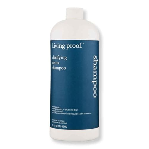 Image of Living Proof Clarifying Detox Shampoo 1000 ml | Gentle clarifying shampoo that deeply cleanses hair, removing product build-up, contamination, excess oil and heavy metals.