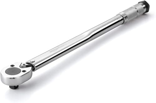 Image of Amazon Basics 1/2 Inch Drive Click Heavy-Duty Torque Wrench, 25-250 ft.-lb, 33.9-338.9 Nm
