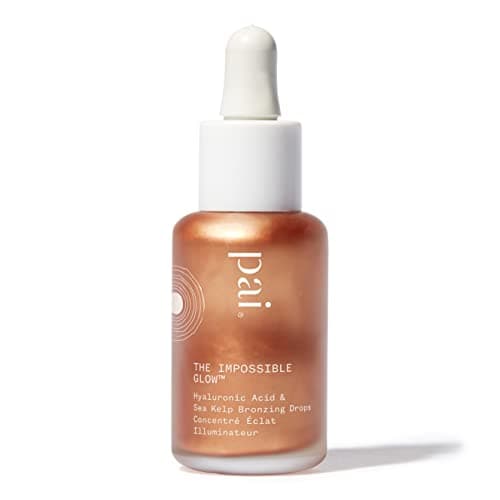 Image of Pai Skincare | THE IMPOSSIBLE GLOW, Glow Drops Serum with Hyaluronic Acid, Certified Organic, Vegan, Cruelty Free - Bronze. 30ml
