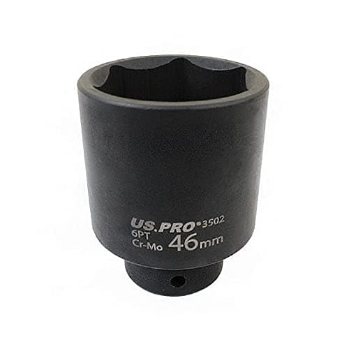 Image of US PRO Tools 46mm 1/2" dr 6 Point Deep Impact Socket 79mm Long 3502