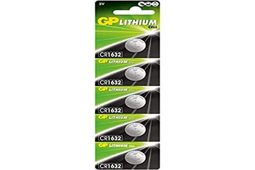 Image of GP CR1632-7U5 Lithium Battery CR1632, 3 V, Blister Pack of 5