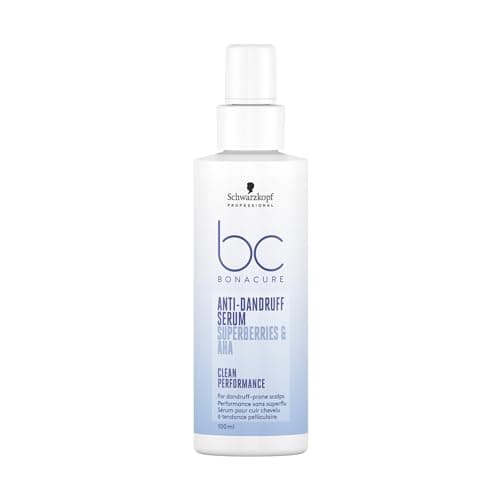 Image of Schwarzkopf Professional Bonacure Anti Dandruff Serum Hair Serum For Dandruff Prone Scalps Superfood Complex Superberries AHA Eliminates Visible Dandruff Flakes Vegan pH Balanced Formula 100 ml