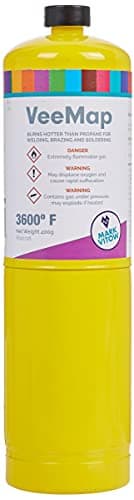 Image of Mark Vitow MAPP Map Gas Plus Cylinder, Yellow, 453 g