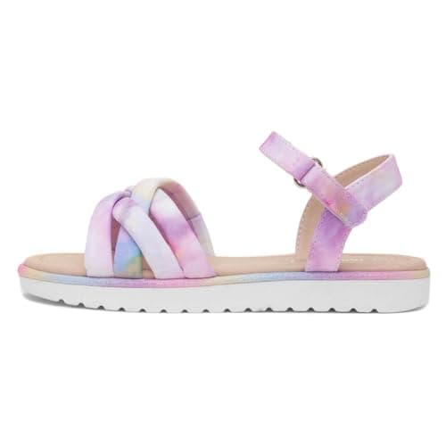 Image of Walkright Ulrika Girls Multi Marble Flat Sandal - Size 11 Child UK - Multicolour