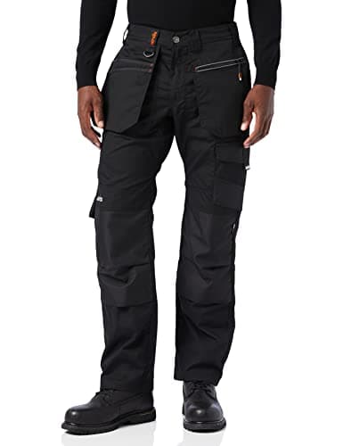Image of Scruffs Ripstop Trade Black Work Trousers, Black, 34 Regular