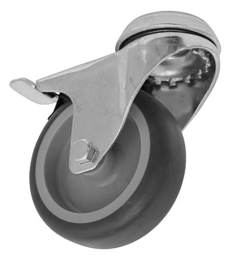 Image of Ø75mm Medium-Duty Thermoplastic Bolt Hole Castor Wheel with Total Lock - Trade
