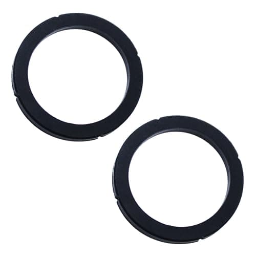 Image of Cawla Espresso Machine Gasket Fit for Rancilio Silvia, 2 Pack Black Silicone Group Head Gasket for Espresso Machine Repair Kit
