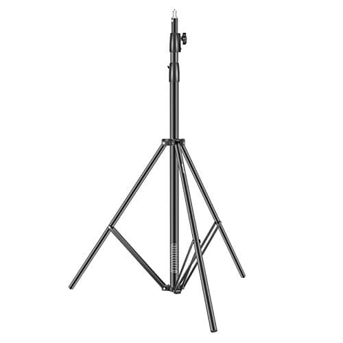 Image of Neewer Heavy Duty Light Stand 10 Feet/3 Meters Adjustable Spring Cushioned Metal Photography Tripod Stand for Photo Studio Softbox, Flash Monolight, Ring Light and Other Photographic Equipment(Black)