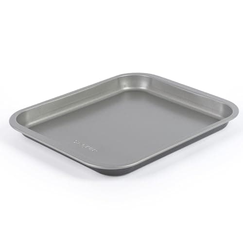 Image of Salter Essentials 31 cm Baking Tray – Non-Stick Coating, Rectangular Oven Sheet, Dishwasher Safe, Easy to Clean, Made in The UK, Durable Chip/Cookie Tray, Lightweight, PFOA-Free, BW13665
