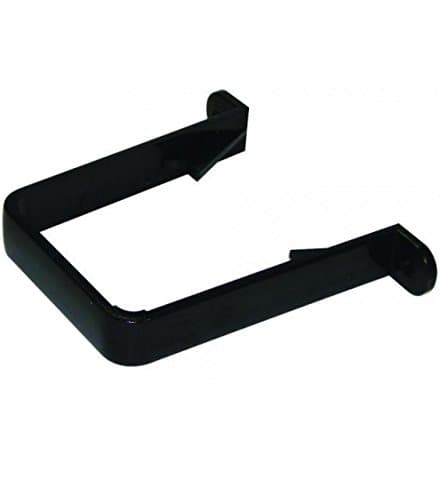 Image of FLOPLAST 65mm Square Down Pipe Clip - Black - Bag of 5