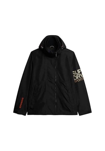 Image of Superdry HOODED YACHTER WINDBREAKER JKT M5011842A Black Size L, Black, L