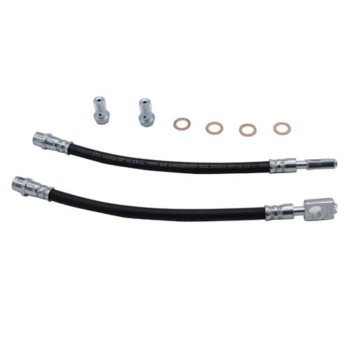 Image of 2 x Front Brake Hose Pipes Right and Left 8E0611775H 8E061177N for A4 B6 B7 Seat Exeo