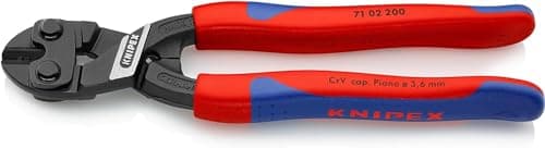 Image of KNIPEX Cobolt Compact Bolt Cutter with Slim Multi-Component Grips 200 mm, 71 02 200
