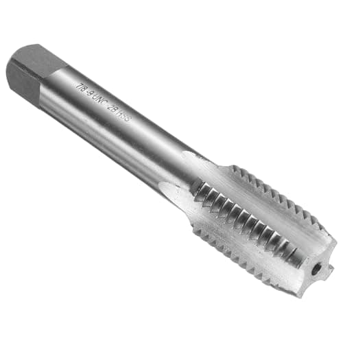 Image of sourcing map Hand Bottom Tap 7/8-9 UNC 2B Thread Bottoming Style Threading Taps High Speed Steel HSS6542 Straight Flutes Screw Tapping Tool