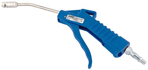 Image of Draper 100mm Long Reach Air Blow Gun | Safety Nozzle | 2bar/30psi Max Capacity | Dust Blower | 1/4" BSP Inlet | 16434