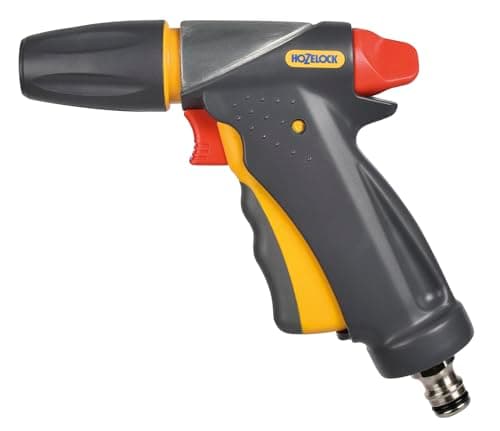 Image of HOZELOCK - Jet Spray Gun Ultramax Pro Metal : For Maintenance, Intensive Use, Ergonomic and Extremely Robust (Metal Body), Locking Function and Flow Control: 3 Spray Patterns [2696 0000]