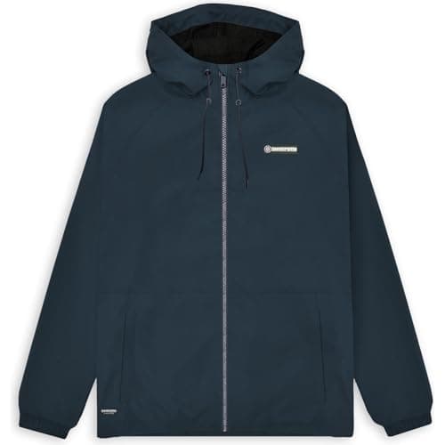 Image of Lambretta Mens Ripstop Hooded Harrington Jacket - Navy - S