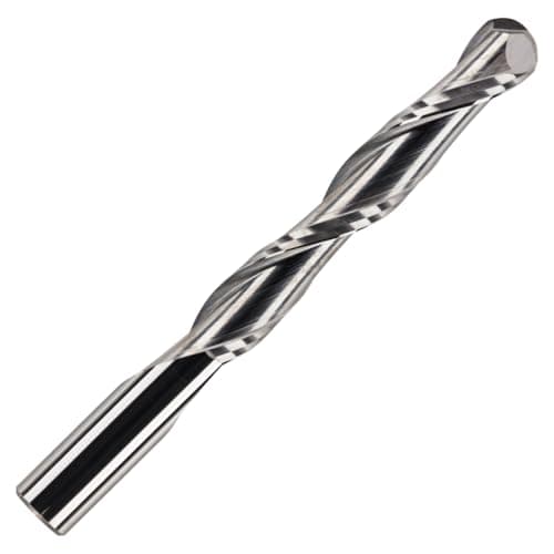 Image of Rennie Tools - 10mm x 42mm Flute Solid Carbide Ballnose Spiral 2 Flute Up Cut Router Bit for PVC, Acylic, Wood and Hard Woods