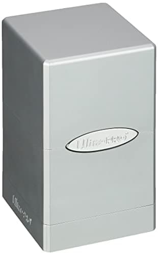 Image of Ultra PRO Ultra Pro Satin Tower Deck Box | Metallic Silver | Trading Card Case