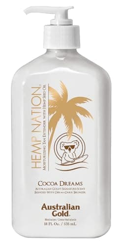 Image of Australian Gold - Hemp Nation Cocoa Dreams Tan Extender Body Lotion 535 ml