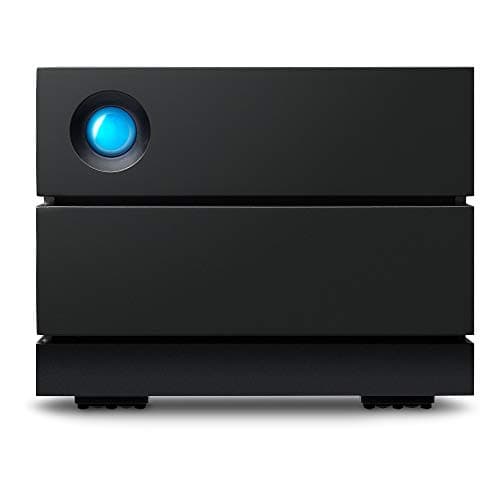 Image of LaCie 2big RAID, 36TB, External Hard Drive Desktop, USB-C, 7.200 RPM, Enterprise Class Drives, for Mac and PC Desktop, 5 year Rescue Services (STHJ36000800)