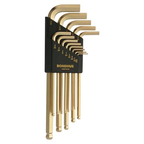 Image of Bondhus BLX13G GoldGuard Ballpoint L-Wrench Set - 37937