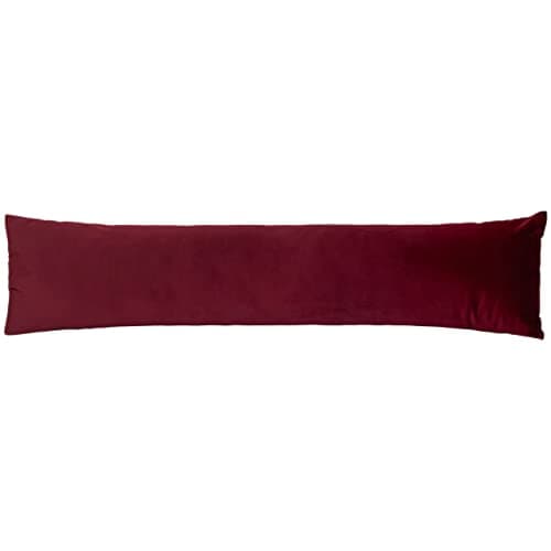 Image of Evans Lichfield Opulence Draught Excluder Cover, Burgundy
