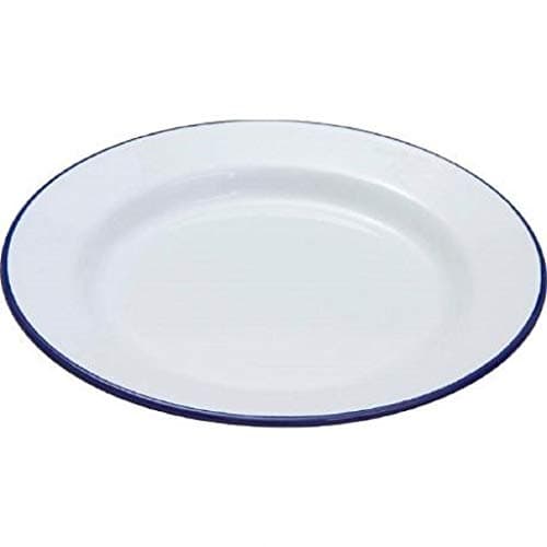 Image of Falcon Enamelware 10.5" Enamel Dinner Plate White