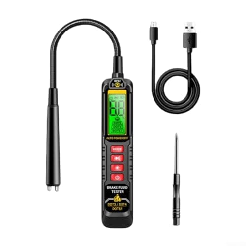 Image of BF02 Brake Fluid Tester with Moisture & Temperature Detection for DOT 3/4/5.1, Professional Automotive Diagnostic Tool for Car Maintenance