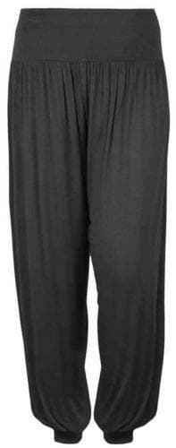 Image of Ladies Womens New Harem Trousers Ali Baba Long Pants Baggy Plus Size UK 8-26 (Dark Grey, 22)