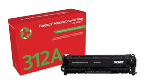 Image of Xerox Everyday Compatible HP 312A CF380A Black Toner, Standard Capacity, Remanufactured