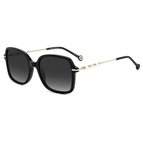 Image of Carolina Herrera Her 0101/s 807/9O BLACK Sunglasses Women's Acetate, Standard, 55