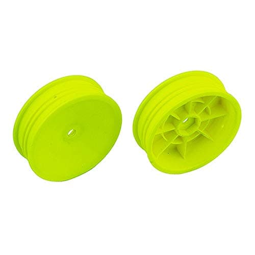 Image of Associated Buggy Wheel 2wd Slim Front 2.2 12mm Hex Yellow