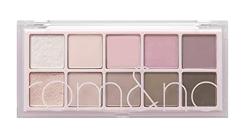Image of rom&nd Better Than Paletteㅣ10 Blendable ShadesㅣLong Lasting and Neutral Eyeshadow PaletteㅣHigh Pigmented Smooth, Matte, Glitter, Shimmer Eye Makeupㅣ (06 PEONY NUDE GARDEN)