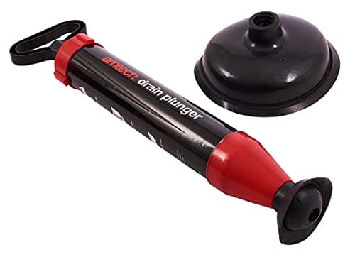 Image of Amtech Drain Plunger Red / Black