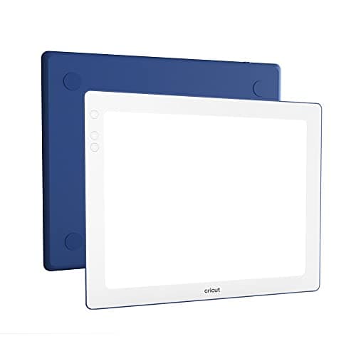 Image of Cricut BrightPad Go | 29.2 cm x 22.8 cm (11.5" x 9") | Cordless LED Light Box | 5 Brightness Settings, Up to 4200 Lux | for Drawing, Tracing, Paper Crafting, Weeding and More. | Indigo