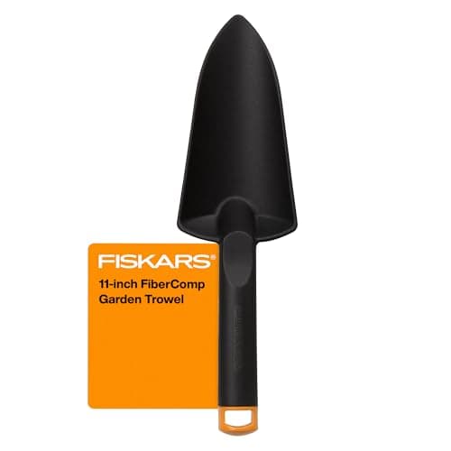 Image of Fiskars Hand Trowel - Fiber Composite Gardening Hand Tool with Hang Hole - Lawn and Yard Tools