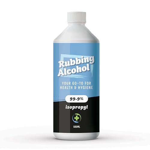 Image of Rubbing Alcohol 500ml – 99% Pure Isopropanol IPA for Cleaning, Medical Use, Electronics, Glass, De-icer, Painting