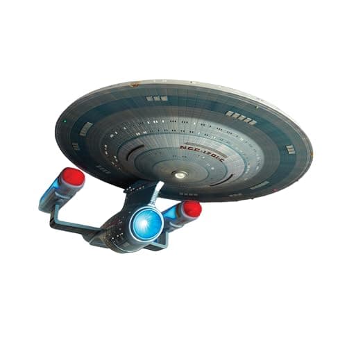 Image of AMT AMT1332M/12 1:1400 Star Trek USS Enterprise NCC 1701 C Model Kit, Multi-Colour