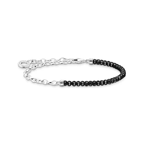 Image of Thomas Sabo Bracelet with black pearls 925 Sterling Silver