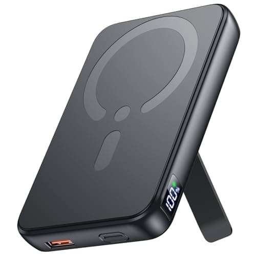 Image of For Magsafe Power Bank, Portable Charger 12000mAh, 22.5W Fast Charging Battery Pack with USB-C Input & Output, LED Display for iPhone 17/16/15/14/13/12 Pro/Pro Max