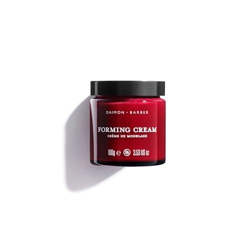 Image of Daimon Barber Argan Oil Forming Cream, Hair Styling Cream for Men, Matte Finish and Medium Hold for Natural and Textures Hairstyles, Nourishes the Hair and Scalp, Oudh Scent 100g