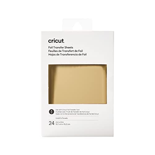 Image of Cricut, foil Transfer Sheet, Gold, 24 Count (Gold)