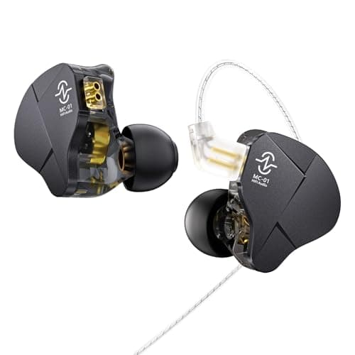 Image of Yinyoo CCZ MC01 Soul In Ear Monitors Earphones Wired with 10mm PET Dual Magnetic DD Stereo Sound Gaming Earbuds IEM with 3.5mm Jack Noise Isolating Earphones for Stage Performances