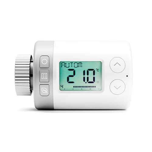 Image of Honeywell Home Smart Radiator Thermostat Valve / HR 10 Control ETRV / Programmable Thermostatic Radiator Valve / Digital Intelligent Central Heating Controller / White / 2 Pack