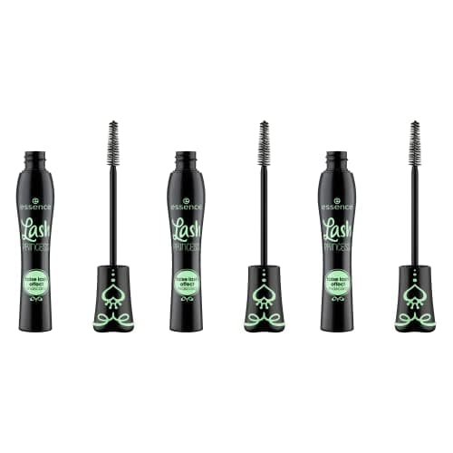 Image of essence Lash Princess False Lash Effect Mascara – Black, Defining & Volume-Shaping, Long-Lasting, Smudge-Proof, Clump-Free, Vegan, Perfume-Free, Ophthalmologist-Tested – Pack of 3 (3 x 12 ml)