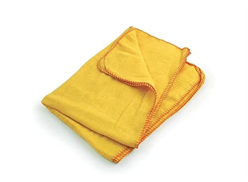 Image of Yellow Dusters 100 per Cent Cotton [Pack 10]
